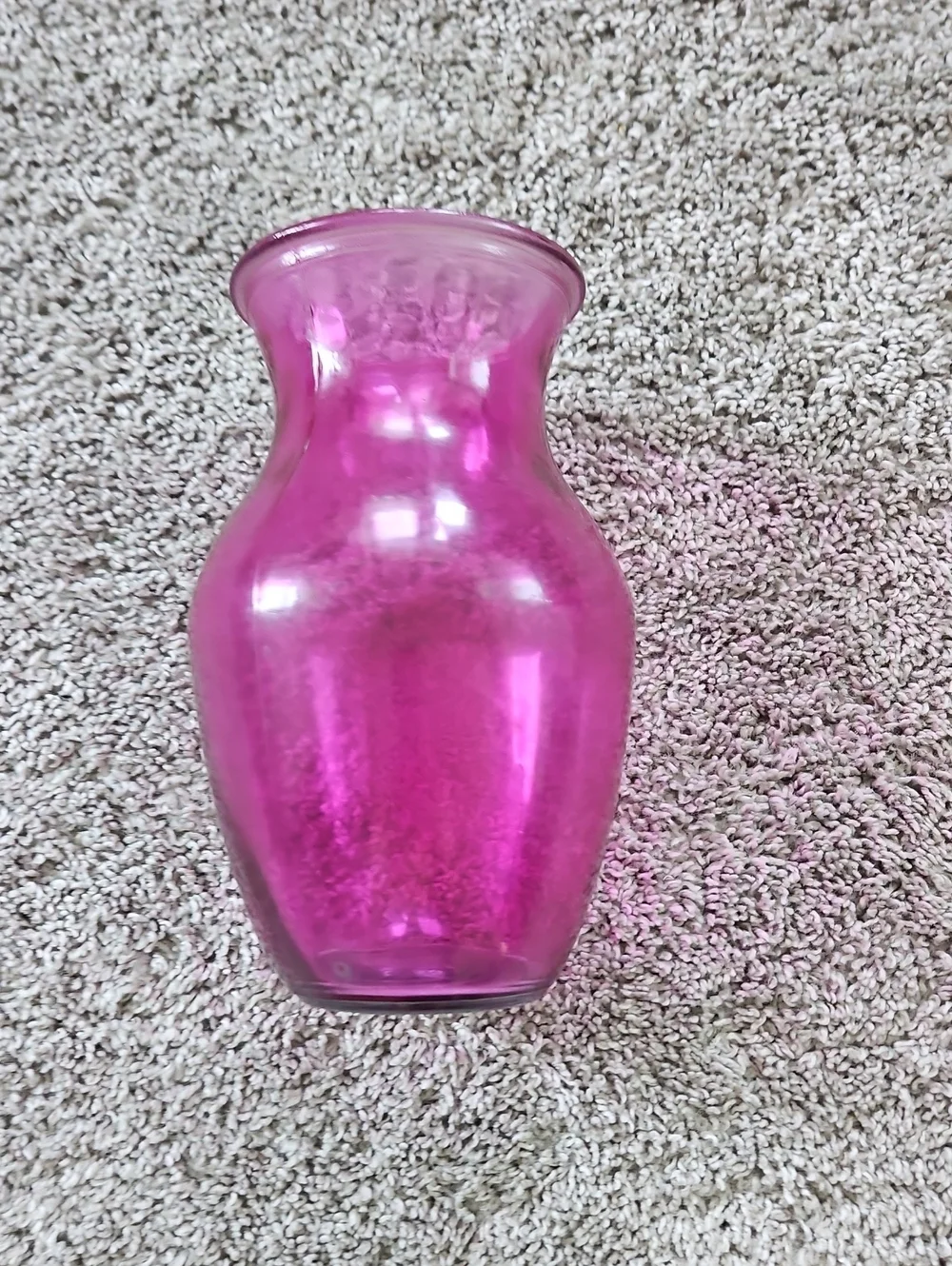 Pink Glass Decorative Vase - Home Accents